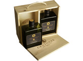 HOUTEN GIFT BOX VOOR OLIJFOLIE DOP   IGP 50cl CENT