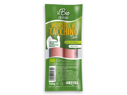 B/WURSTEL TACCHINO BIO 160g GOLFERA